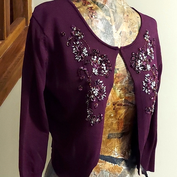 Beaded Bolero/ Shrug - Picture 1 of 6